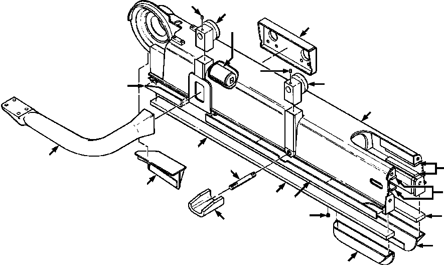 Штифт установочный 141 244 KOMATSU