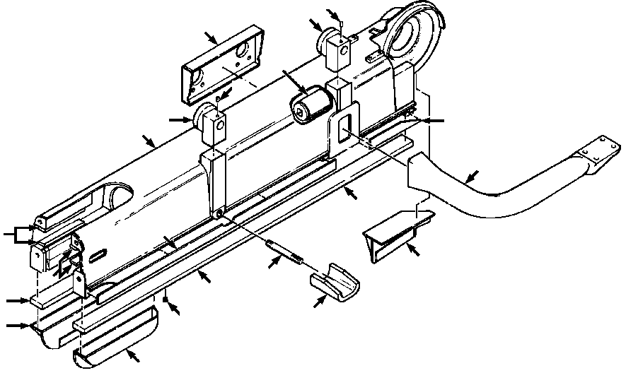 GUIDE, REAR TRACK CHAIN 700 421 C1 KOMATSU