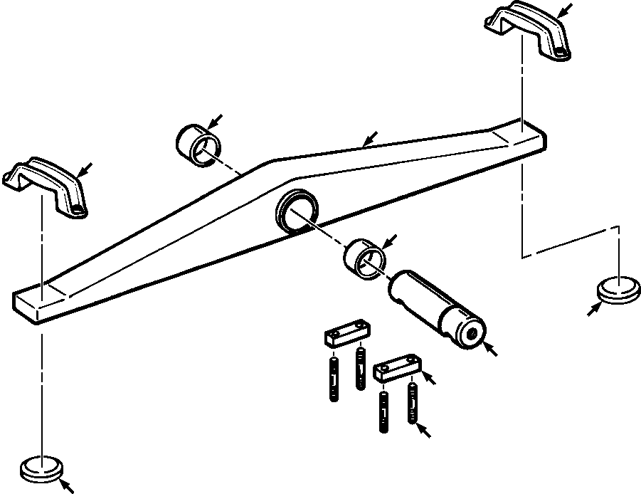 STUD, SHAFT LOCK 628 437 C1 KOMATSU