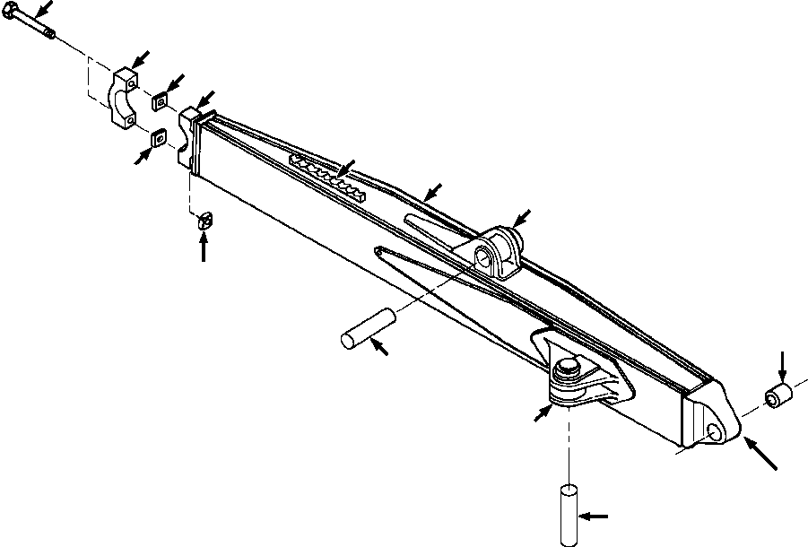 PIVOT ASSY, BLADE 614 585 C11 KOMATSU