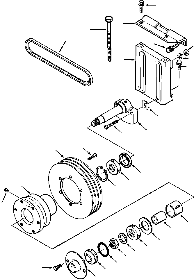 .KIT, FAN HUB SHAFT 1310 331 H91 KOMATSU
