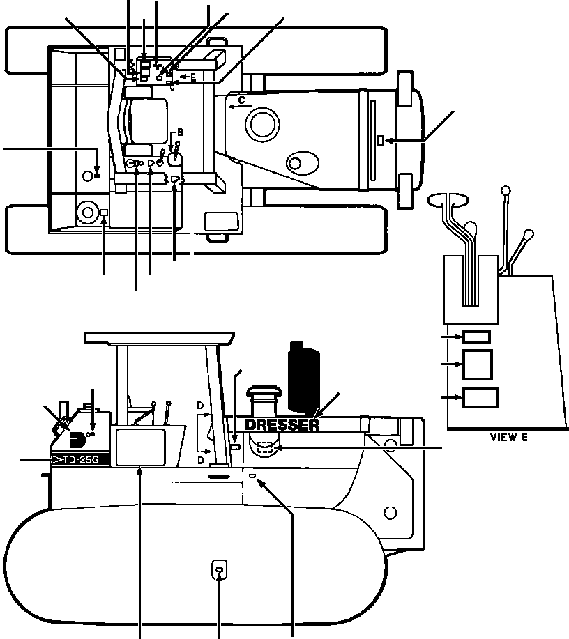 ENGLISH LANGUAGE PRODUCT GRAPHICS (1302 274 H91) KOMATSU