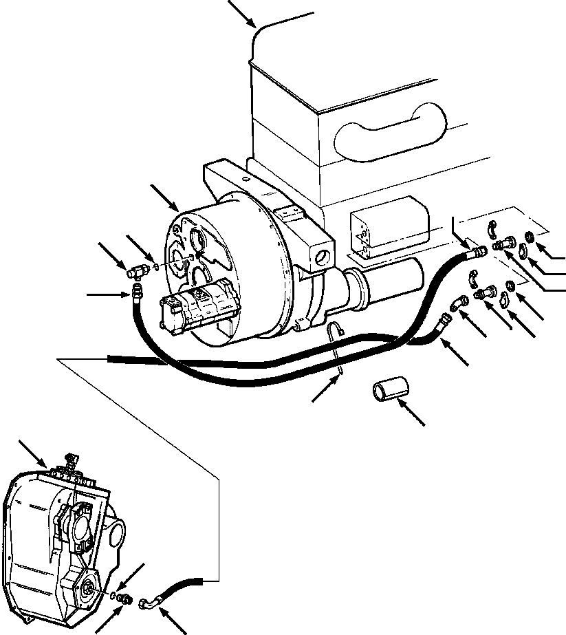Переходный фитинг 1108 125 C2 KOMATSU