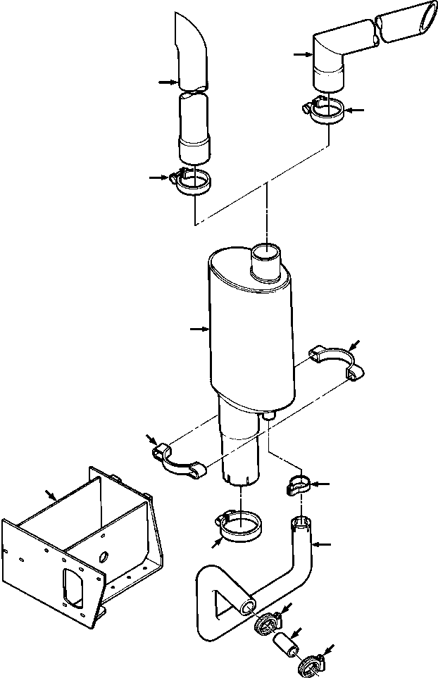 TUBE, ASPIRATOR 742 426 C2 KOMATSU