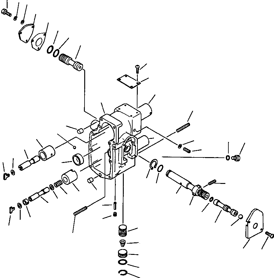 SPRING, TORQUE CONTROL 1238 285 H1 KOMATSU
