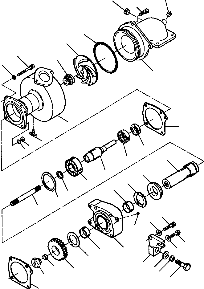 CONNECTION, WATER INLET 1239 221 H1 KOMATSU