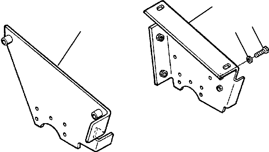 BRACKET, AIR CLEANER 1239 813 H1 KOMATSU
