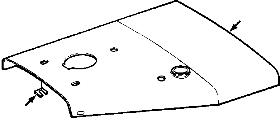 HOOD, SOLID 1299 140 H91 KOMATSU