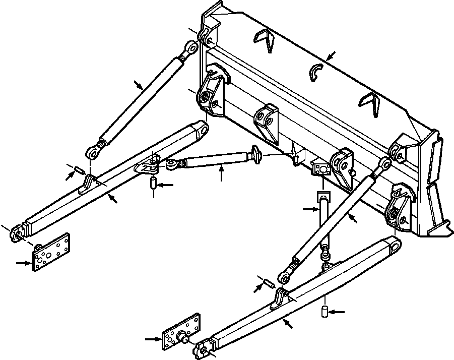 FRAME AND STABILIZERS ( 632 971 C91) KOMATSU
