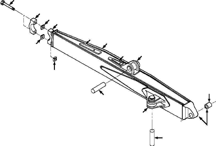PUSHARM ASSY, LEFT 700 724 C91 KOMATSU