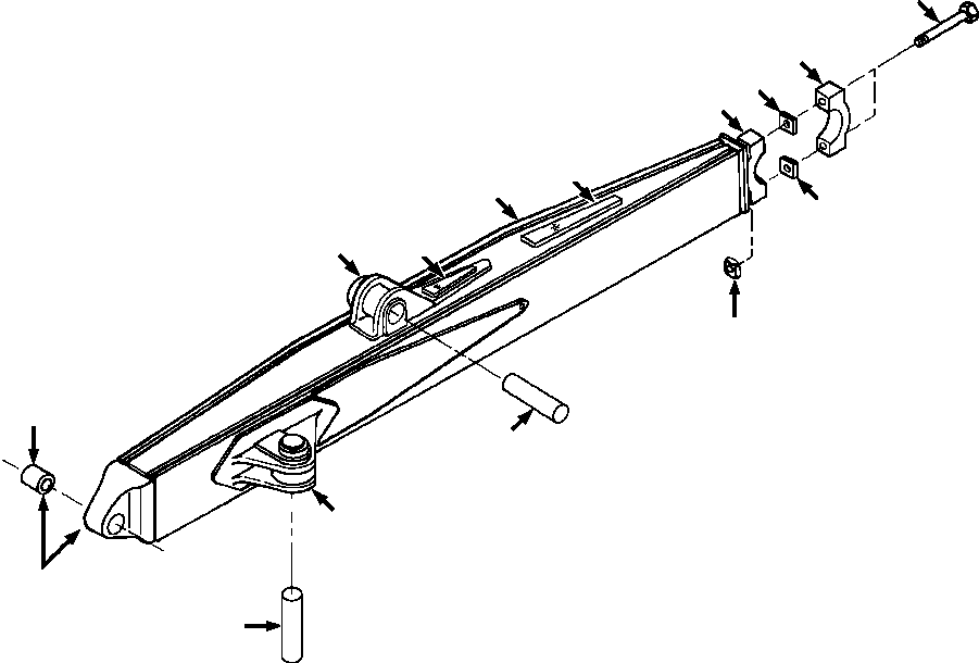 PUSHARM ASSY, RIGHT 700 725 C91 KOMATSU