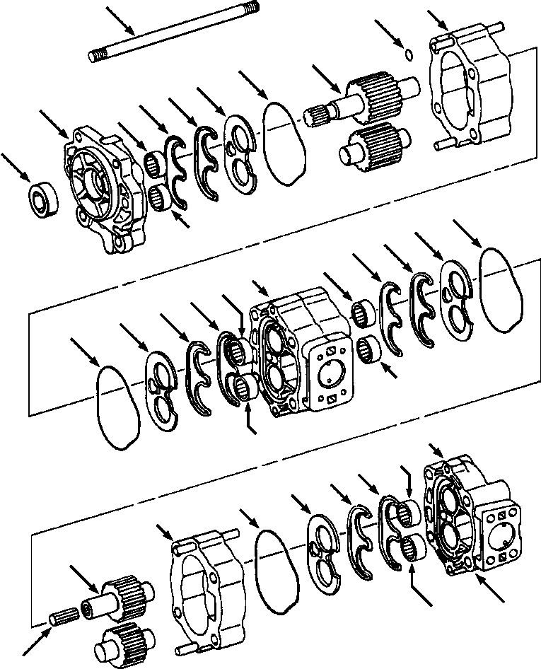 PUMP ASSY, CHARGE AND SCAVENGE (715 435 C93) KOMATSU
