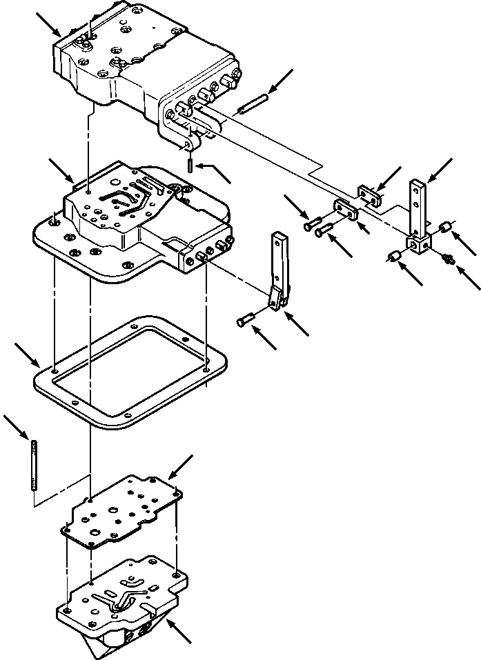 VALVE WITH CONTROLS (740 748 C91) KOMATSU