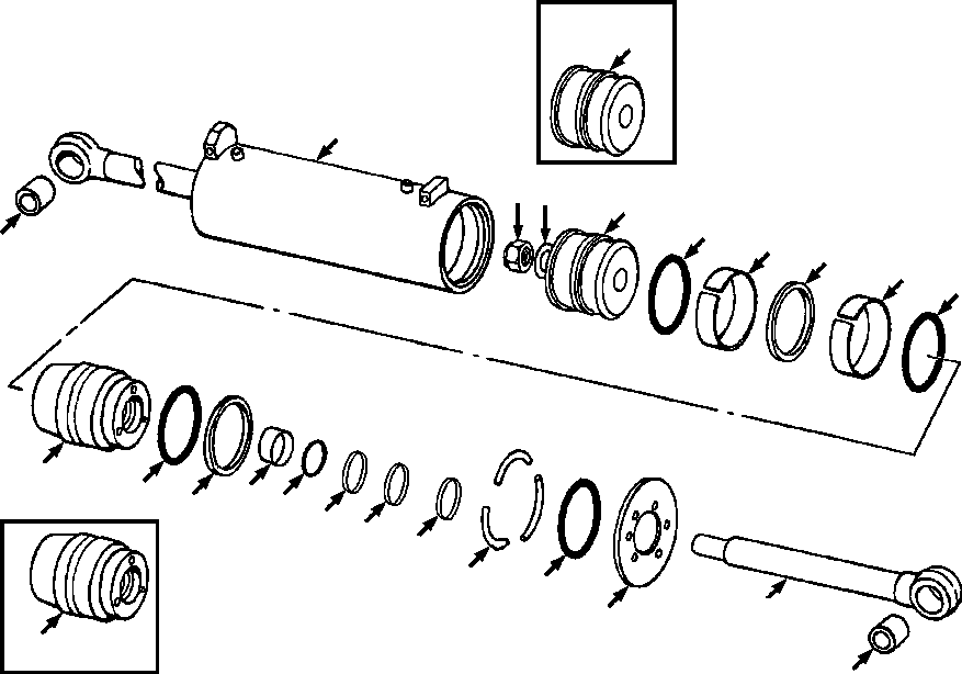 Сальниковая втулка 658 668 C1 KOMATSU