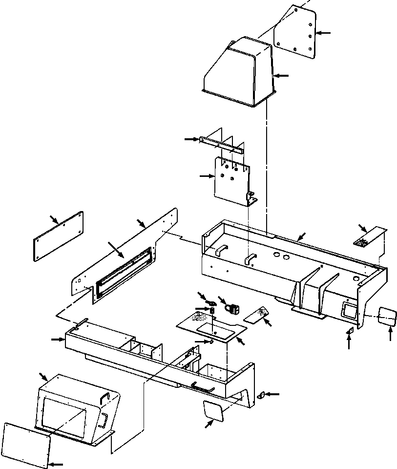 FENDERS AND OPERATING PLATFORMS (1286 231 H91) KOMATSU