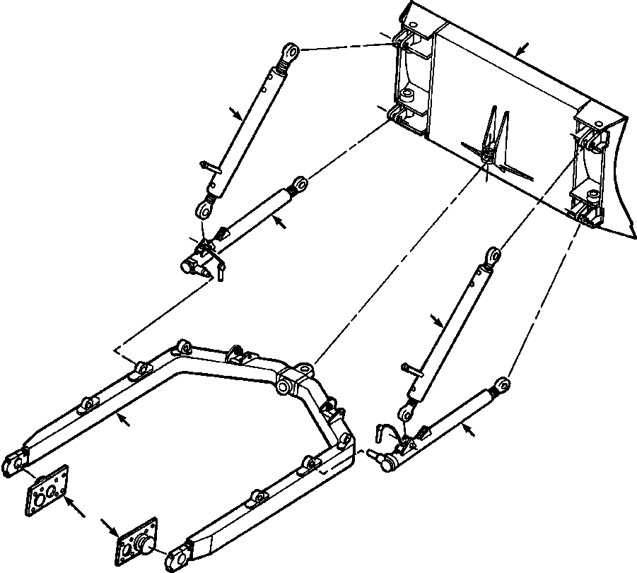 FRAME AND STABILIZERS ( 632 972 C91) KOMATSU