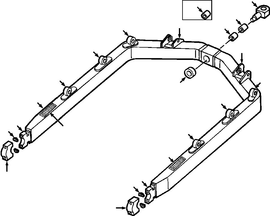 BULLGRADER C FRAME (633 270 C91) KOMATSU
