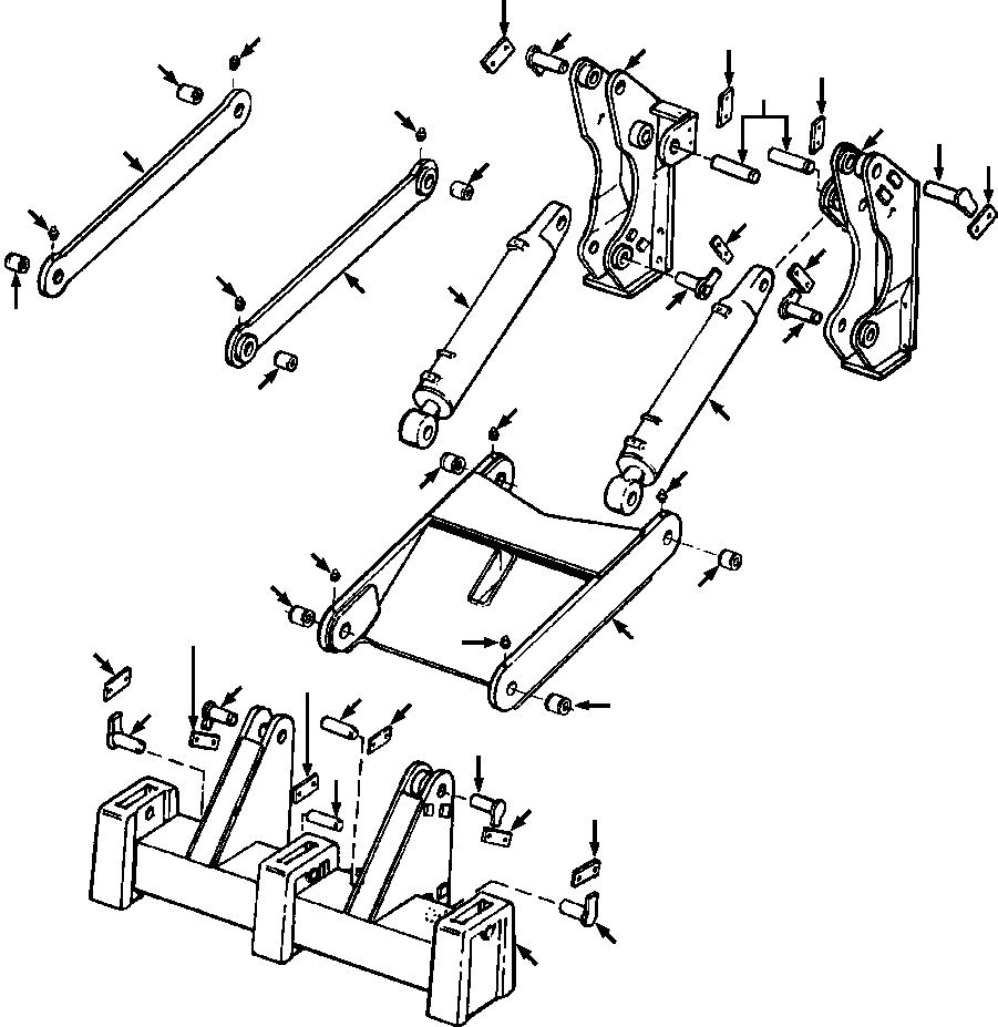 FRAME, RIGHT 717 668 C1 KOMATSU