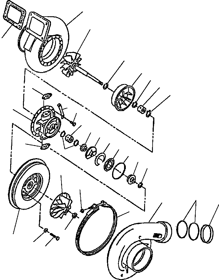TURBOCHARGER 1241 417 H91 KOMATSU