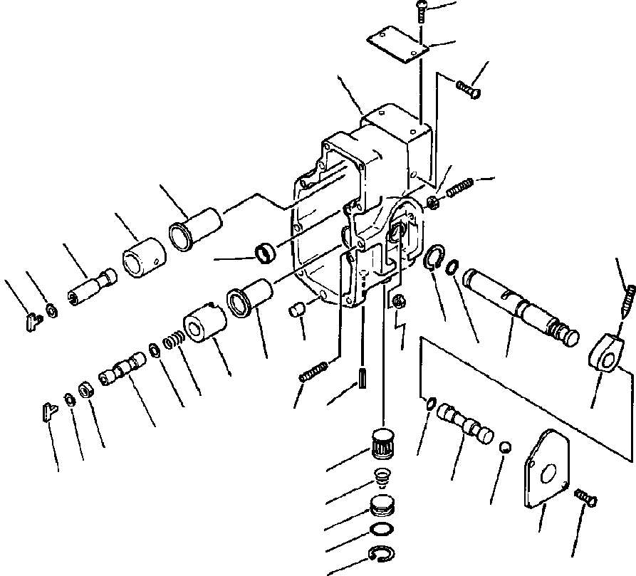 HOUSING, FUEL PUMP 1241 353 H1 KOMATSU