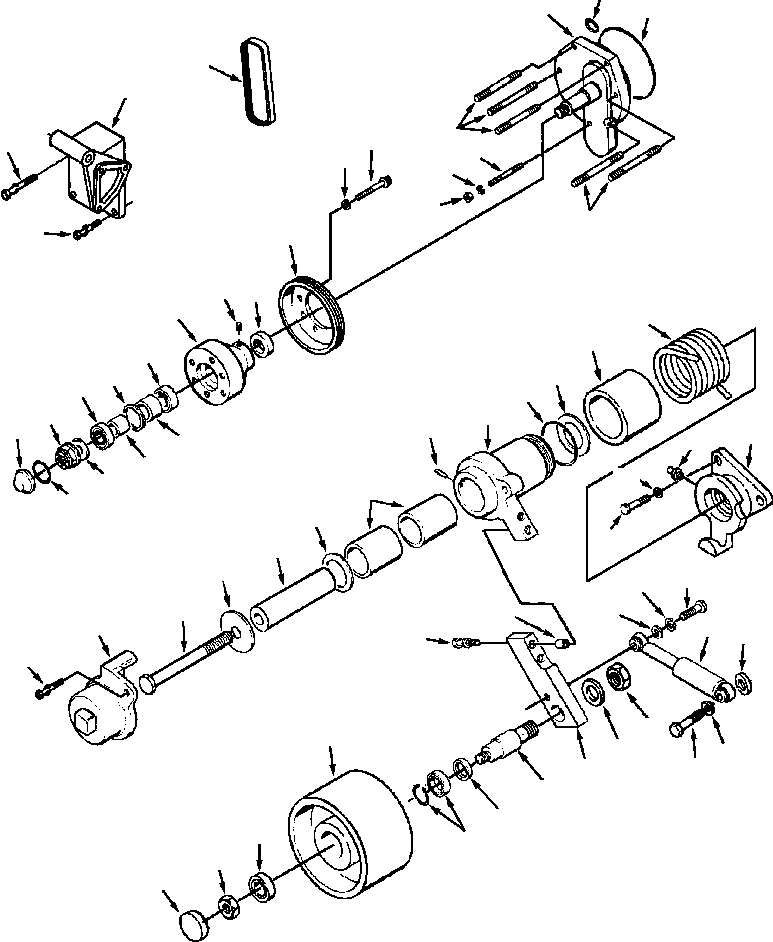 HUB, FAN 1239 044 H91 KOMATSU