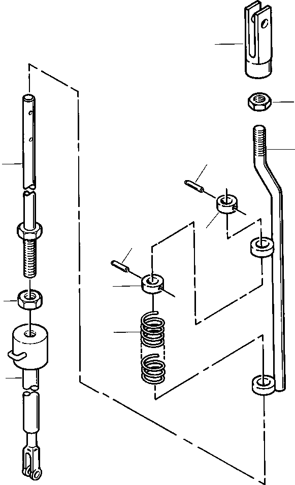 ROD ASSEMBLY, BRAKE (1200 176 H91) KOMATSU