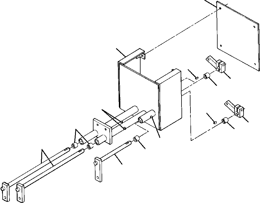 SUPPORT ASSEMBLY, CROSSOVER (1233 194 H91) KOMATSU