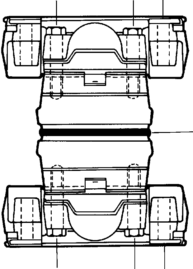 SHAFT ASSEMBLY, DRIVE 1210 682 H91 KOMATSU