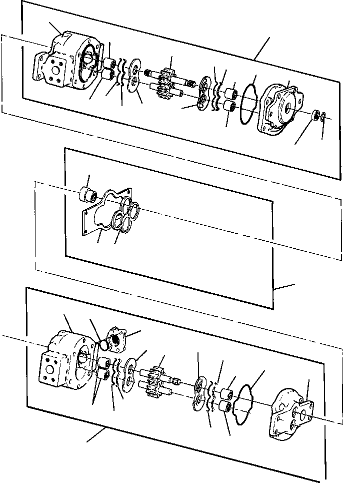 PUMP ASSEMBLY, CHARGE AND COOLER (731 444 C91) KOMATSU