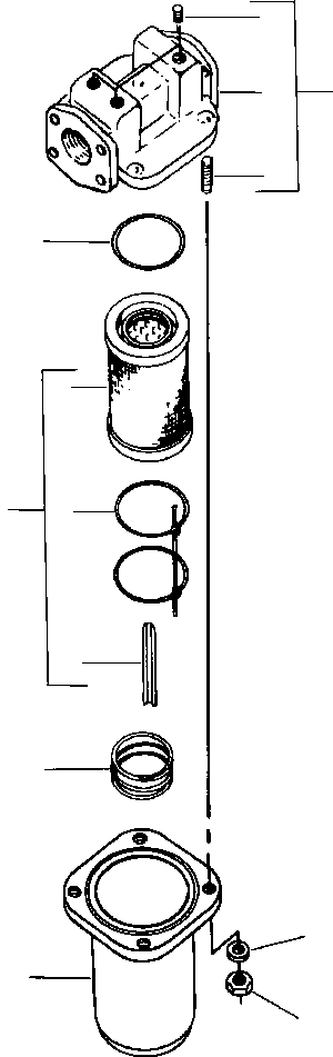 ELEMENT ASSEMBLY, STRAINER 738 433 C91 KOMATSU