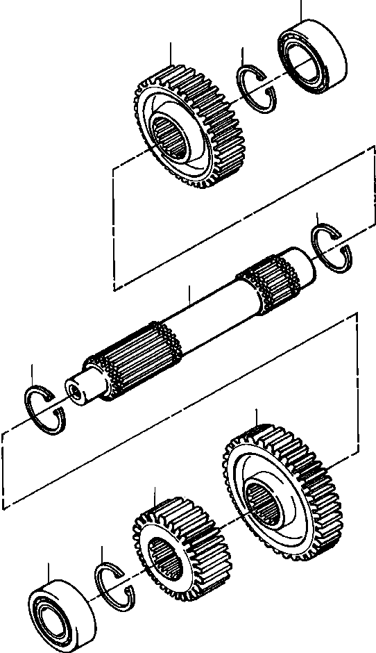 COUNTERSHAFT ASSEMBLY (730 880 C91) KOMATSU