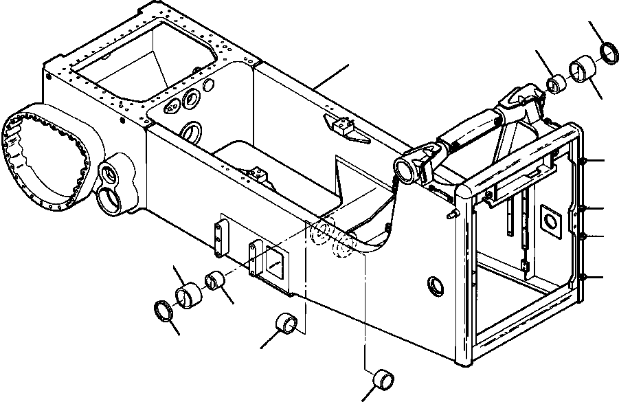 BUSHING, YOKE OUTER 730 488 C1 KOMATSU