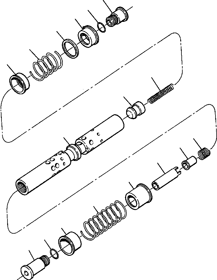 SPOOL ASSEMBLY, BLADE LIFT (1223 196 H91) KOMATSU