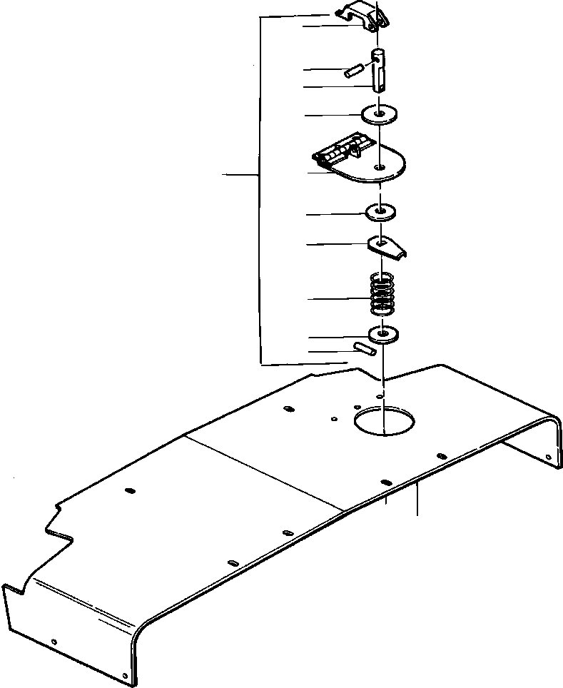 HOOD ASSEMBLY, FRONT (1219 592 H91) KOMATSU