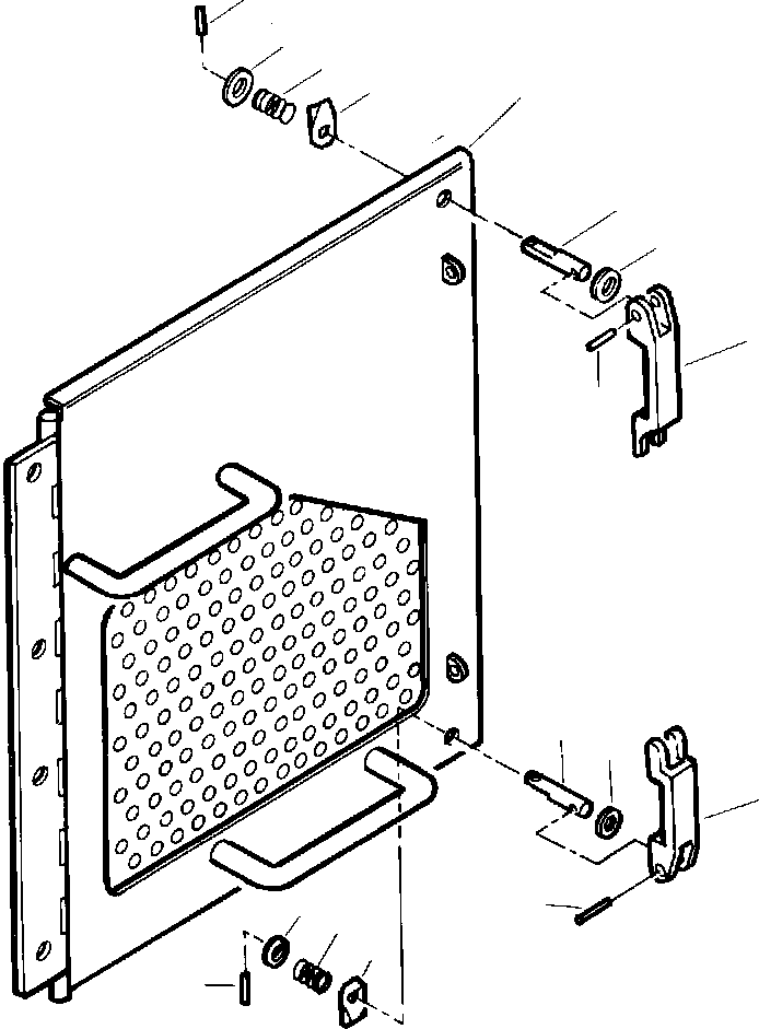 DOOR, SIDE 1206 678 H91 KOMATSU