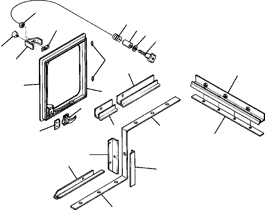 BRACKET, REAR MOUNTING 1206 643 H91 KOMATSU