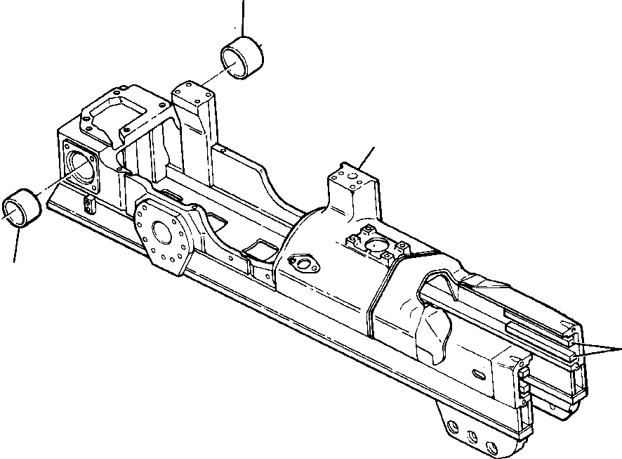 FRAME ASSEMBLY, RIGHT TRACK 729 042 C92 KOMATSU