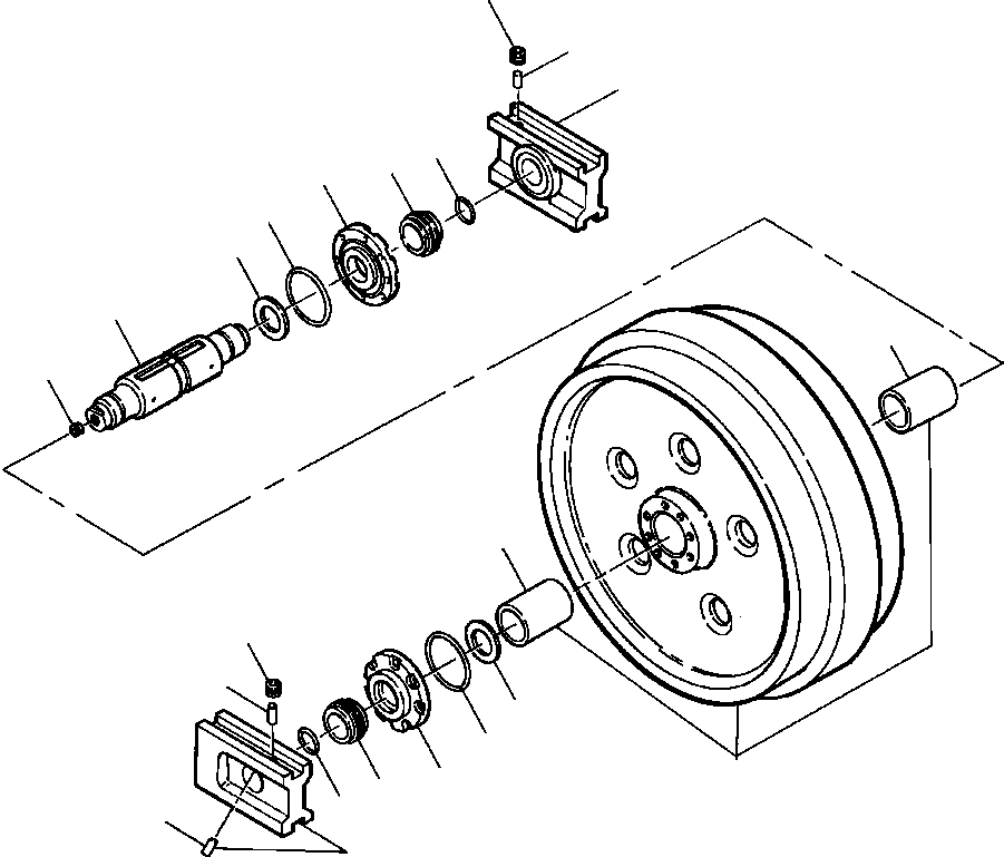 PLUG, LOCK PIN 729 352 C1 KOMATSU