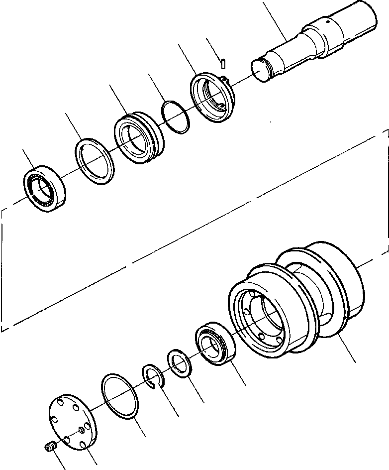 COVER, IDLER 715 987 C1 KOMATSU