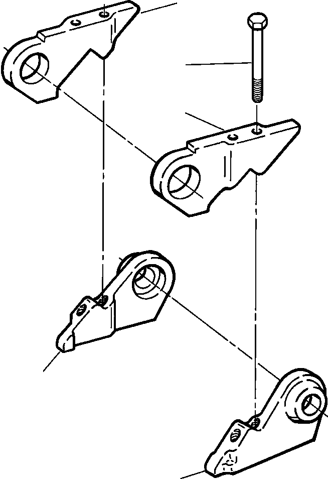 PACKAGE, SPLIT LINK 1234 791 H91 KOMATSU