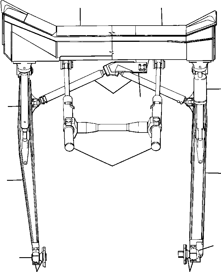 TRUNNION ASSEMBLY, LEFT 730 153 C1 KOMATSU