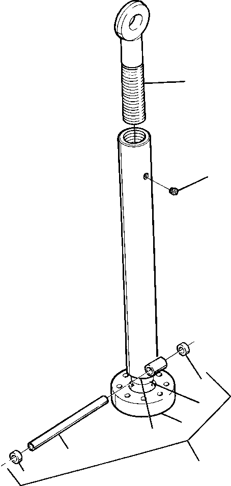 STRUT ASSEMBLY, UPPER (730 124 C91) KOMATSU
