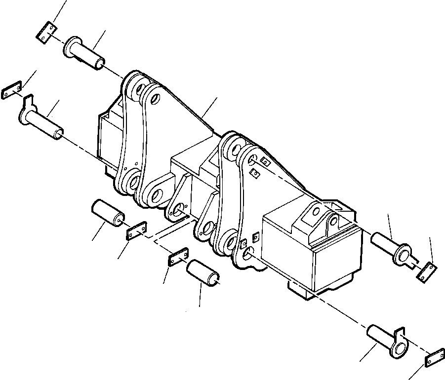 PIN, LIFT CYLINDER 730 031 C1 KOMATSU