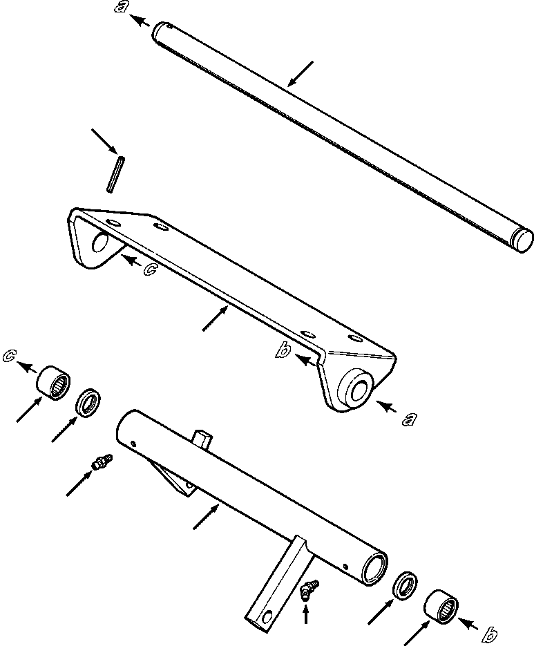 BELLCRANK ASSY, MAIN 1269 043 H91 KOMATSU