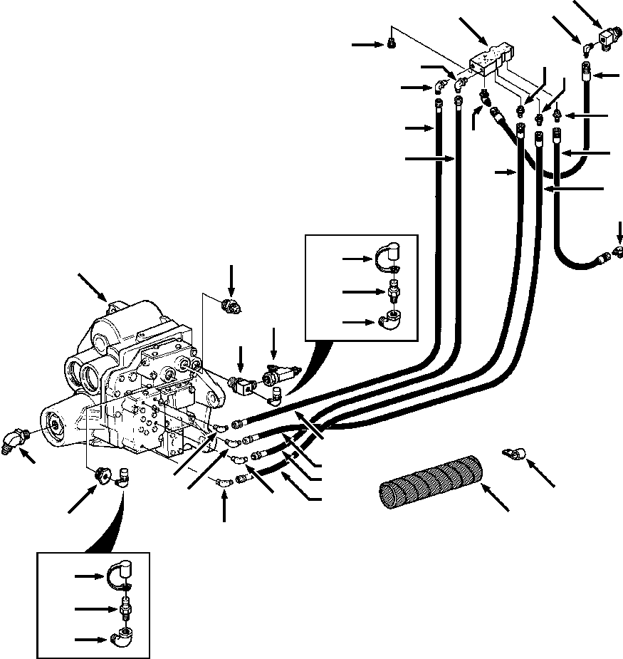 TRANSMISSION ASSY, COMPLETE 1280 199 H92 KOMATSU