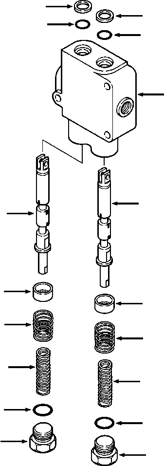 VALVE ASSY, STEERING 733 597 C92 KOMATSU