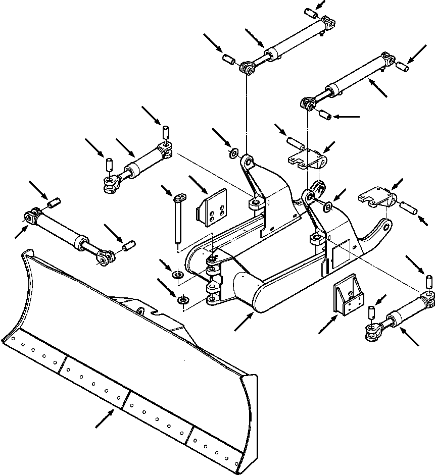 BLADE EQUIPMENT (1279 083 H91) KOMATSU