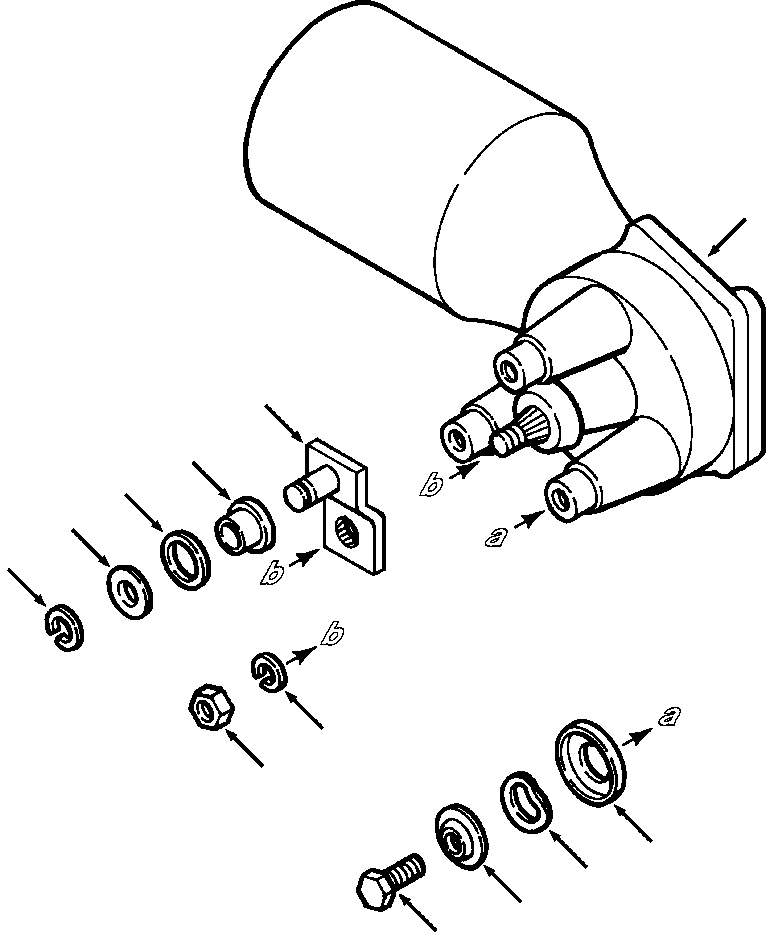 CRANK, MOTOR 1309 922 H91 KOMATSU