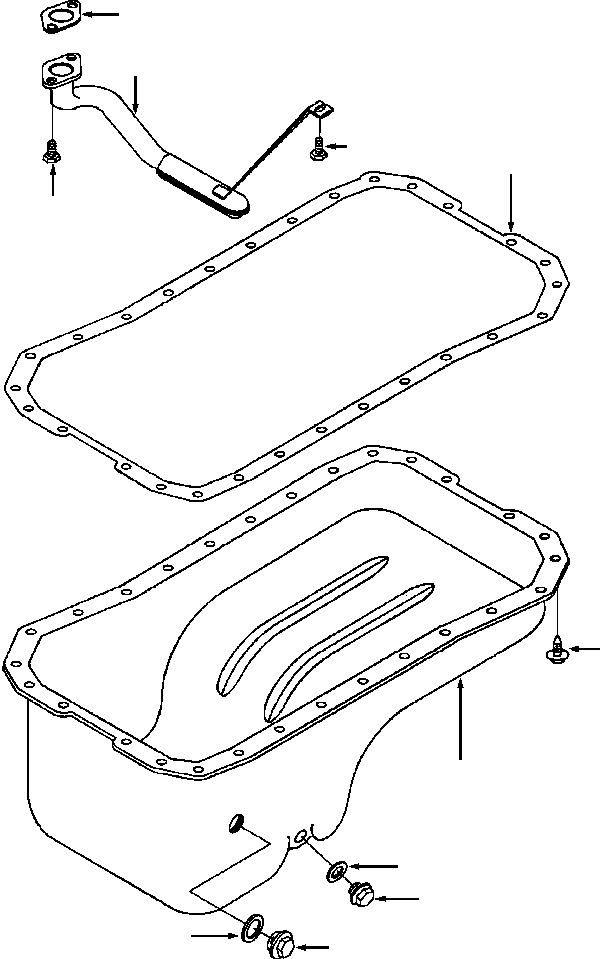 GASKET, OIL PAN 6732-21-5261 KOMATSU