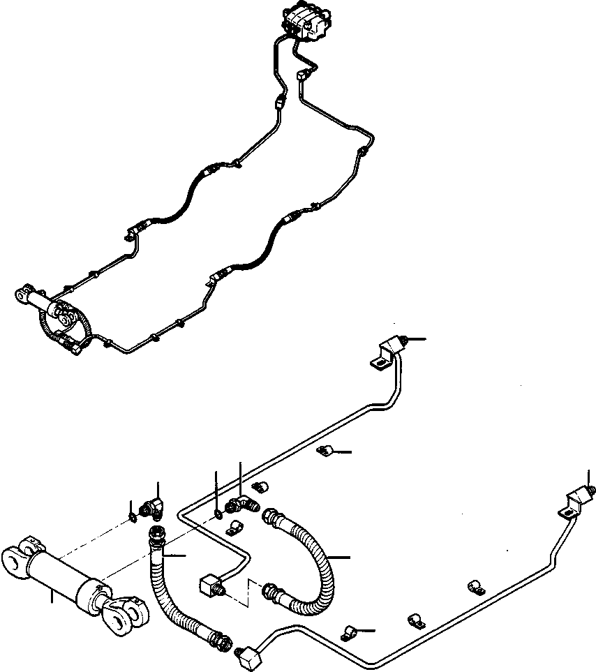 TUBE, ROD END - RIGHT SIDE 645 112 C1 KOMATSU